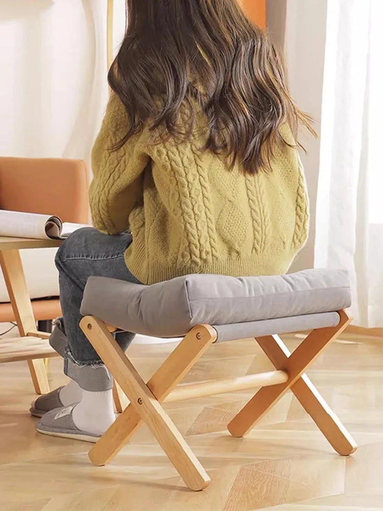 Household Small Foldable Sofa Stool for Living Room