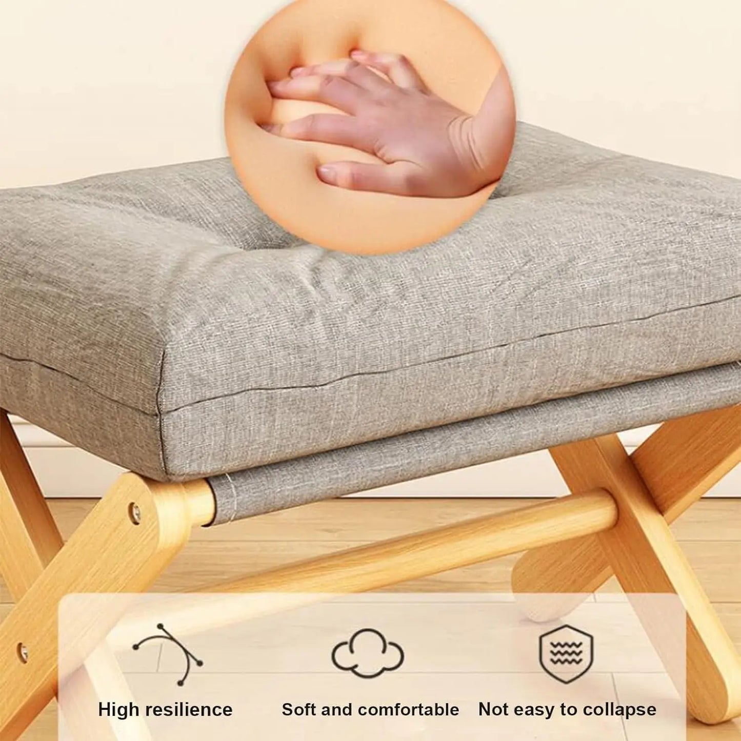 Household Small Foldable Sofa Stool for Living Room