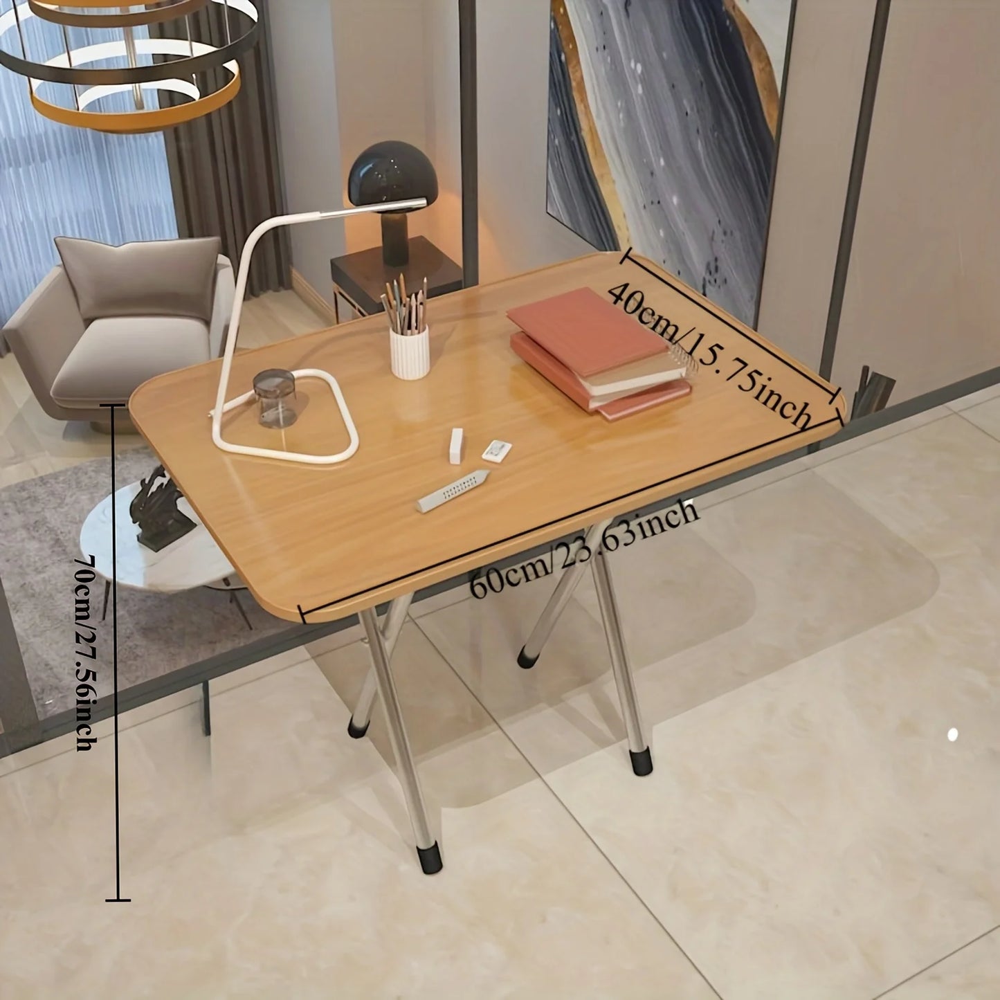 Hardwood folding table