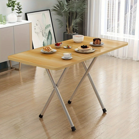 Hardwood folding table