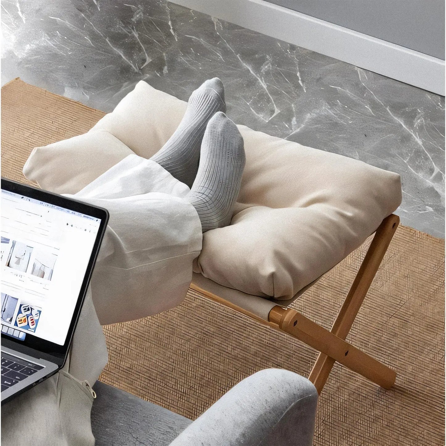 Household Small Foldable Sofa Stool for Living Room